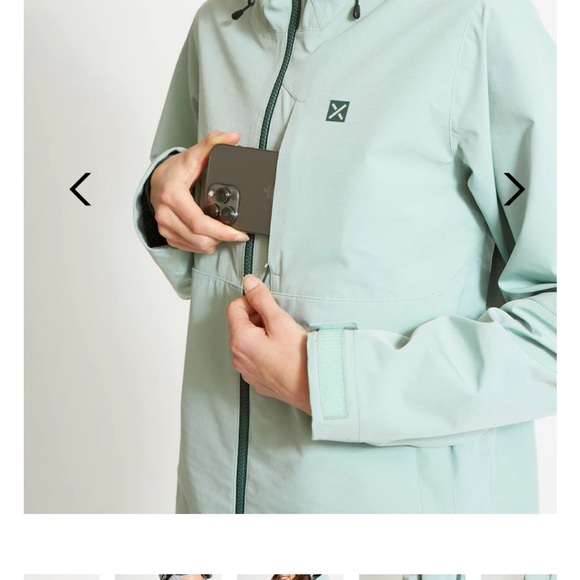 XTM Performance: Palladium ll Ladies Snow Shell Jacket Jade - Picture 10 of 13